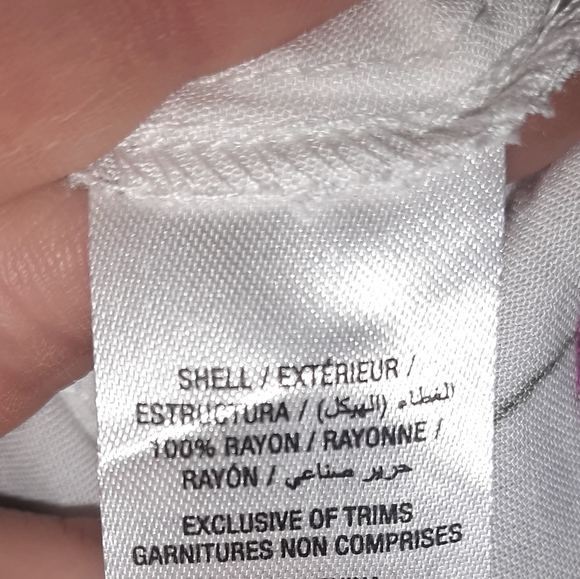 White and pink tiered floral maxi dress - Picture 7 of 7